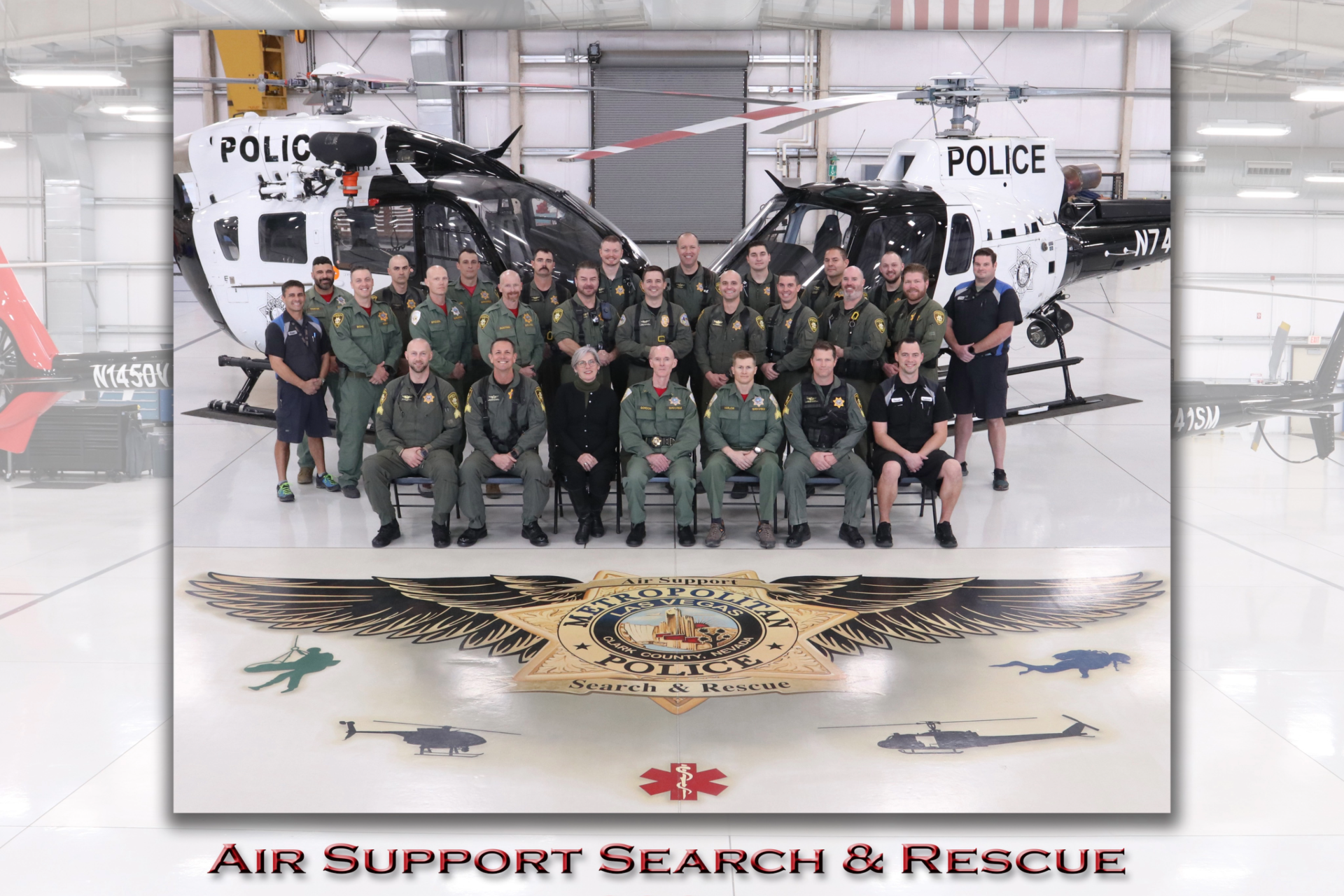 LVMPD Air Support / Search & Rescue to be honored at Hidden Heroes Black & White Gala