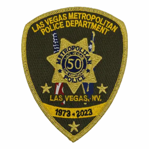 50th Anniversary Gold Thread Patch