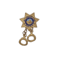 Lapel Pin with Handcuffs - Image 1