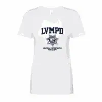 LVMPD Women's White Short Sleeve Shirt - Image 2