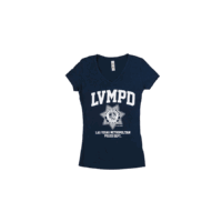 LVMPD Women's Navy Short Sleeve Shirt - Image 1