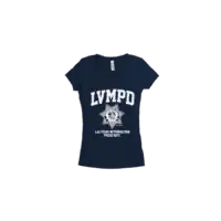 LVMPD Women's Navy Short Sleeve Shirt - Image 1