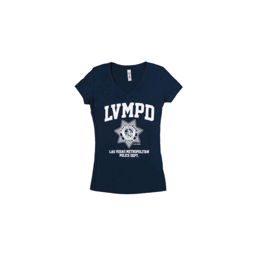 LVMPD Women's Navy Short Sleeve Shirt