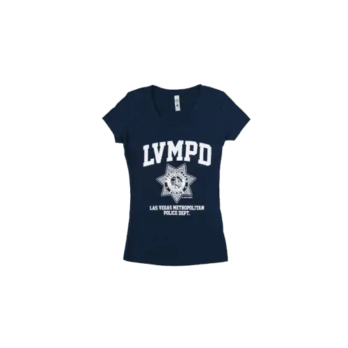 LVMPD Women's Navy Short Sleeve Shirt