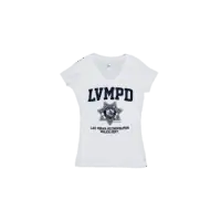 LVMPD Women's White Short Sleeve Shirt - Image 1