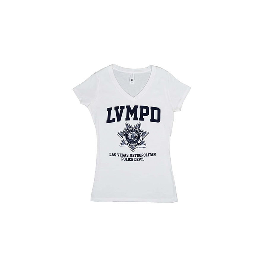 LVMPD Women's White Short Sleeve Shirt - Featured Image