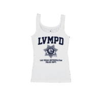 LVMPD Women's White Tank Top - Image 1