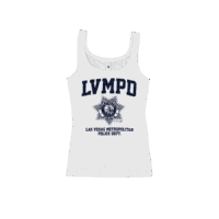 LVMPD Women's White Tank Top - Image 1