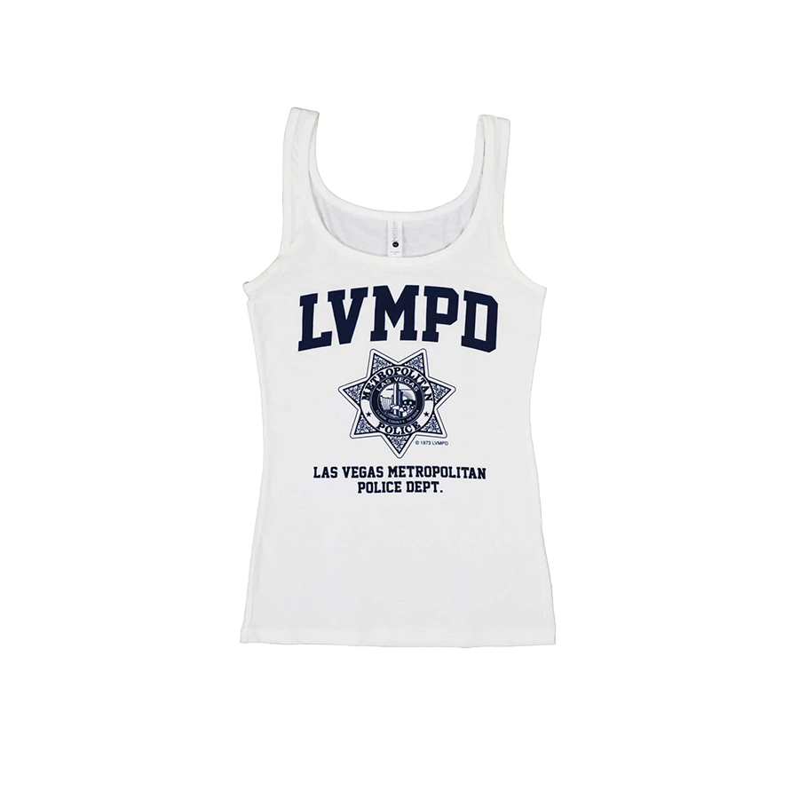 LVMPD Women's White Tank Top - Featured Image