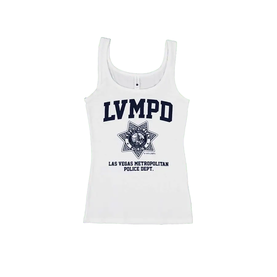 LVMPD Women's White Tank Top - Featured Image