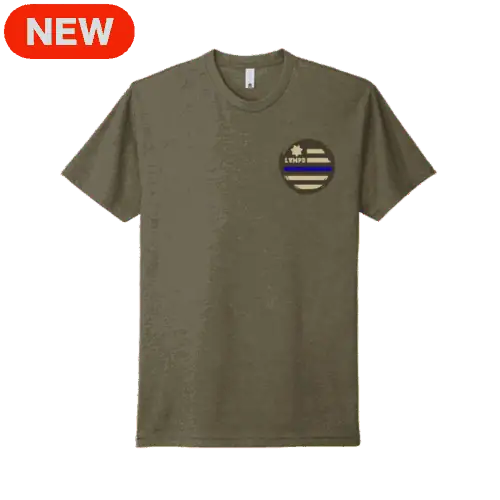 LVMPD Short Sleeve Shirt - New Print (Green)