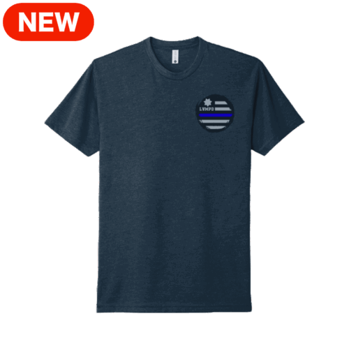 LVMPD Short Sleeve Shirt - New Print (Blue)