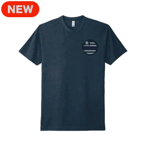 LVMPD Short Sleeve Shirt - New Print (Blue)