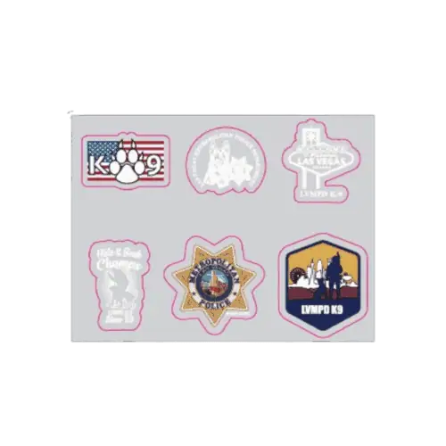 K-9 Stickers