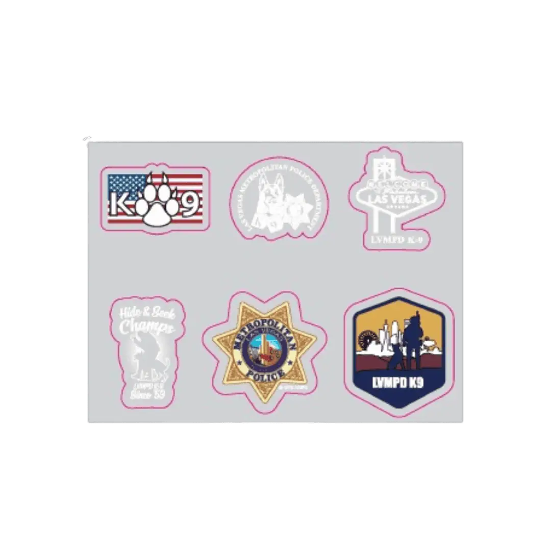 K-9 Stickers - Featured Image