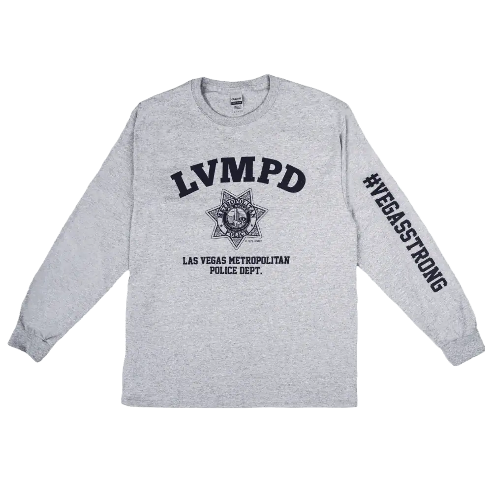 LVMPD Grey Long Sleeve Shirt - Featured Image