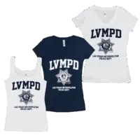 LVMPD Women's Shirts & Tank Top Bundle - Image 1