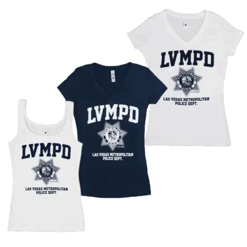 LVMPD Women's Shirts & Tank Top Bundle