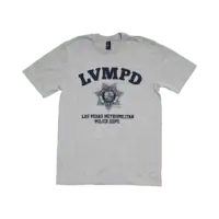 LVMPD Grey Short Sleeve Shirt (now in Youth sizes) - Image 1