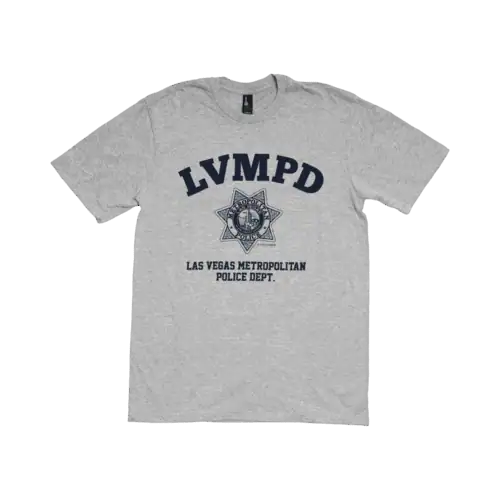 LVMPD Grey Short Sleeve Shirt (now in Youth sizes)