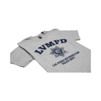 LVMPD Grey Short Sleeve Shirt (now in Youth sizes) - Image 2
