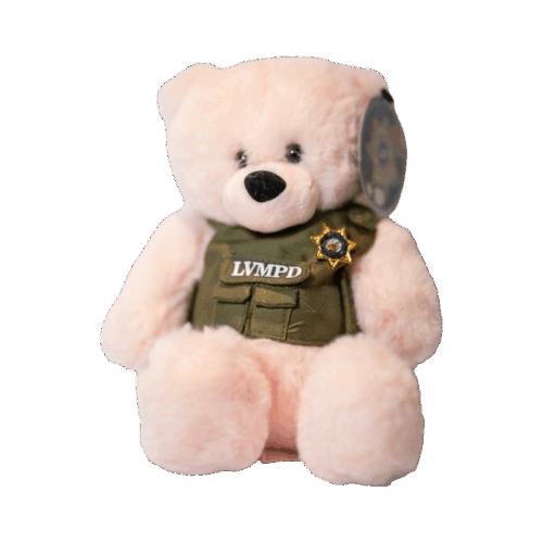 Pink Tactical Bear Plush