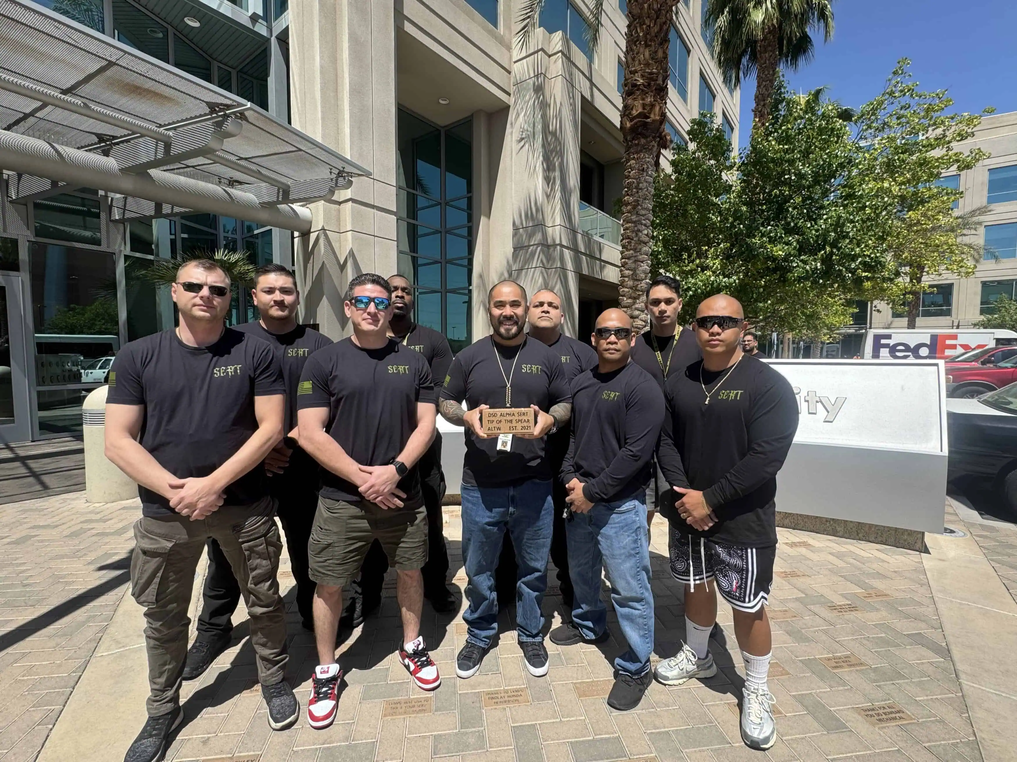 Dedication Stone Pavers Support LVMPD