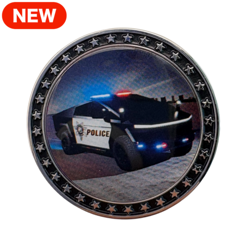 LVMPD Tesla Cybertruck Challenge Coin