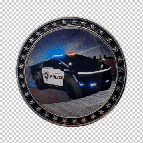 LVMPD Tesla Cybertruck Challenge Coin