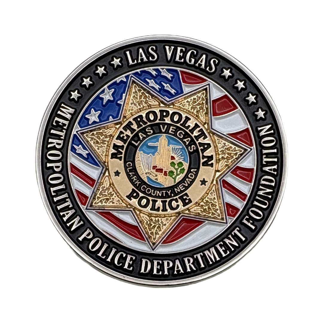 LVMPD Tesla Cybertruck Challenge Coin - Image 2
