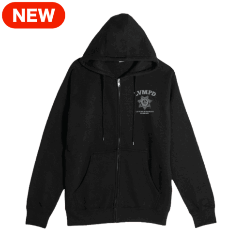LVMPD Black Full Zip Hoodie