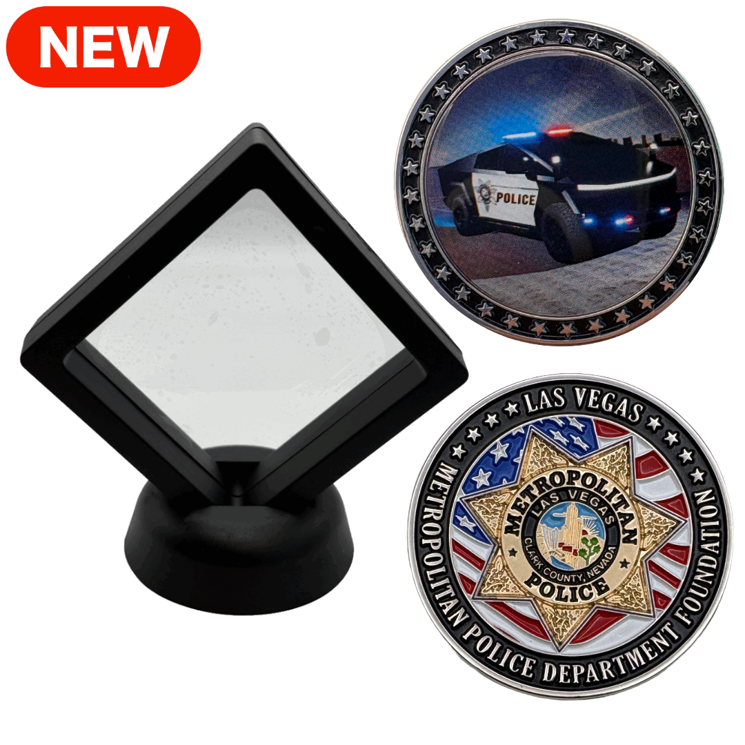 LVMPD Cybertruck Challenge Coin Bundle - Featured Image