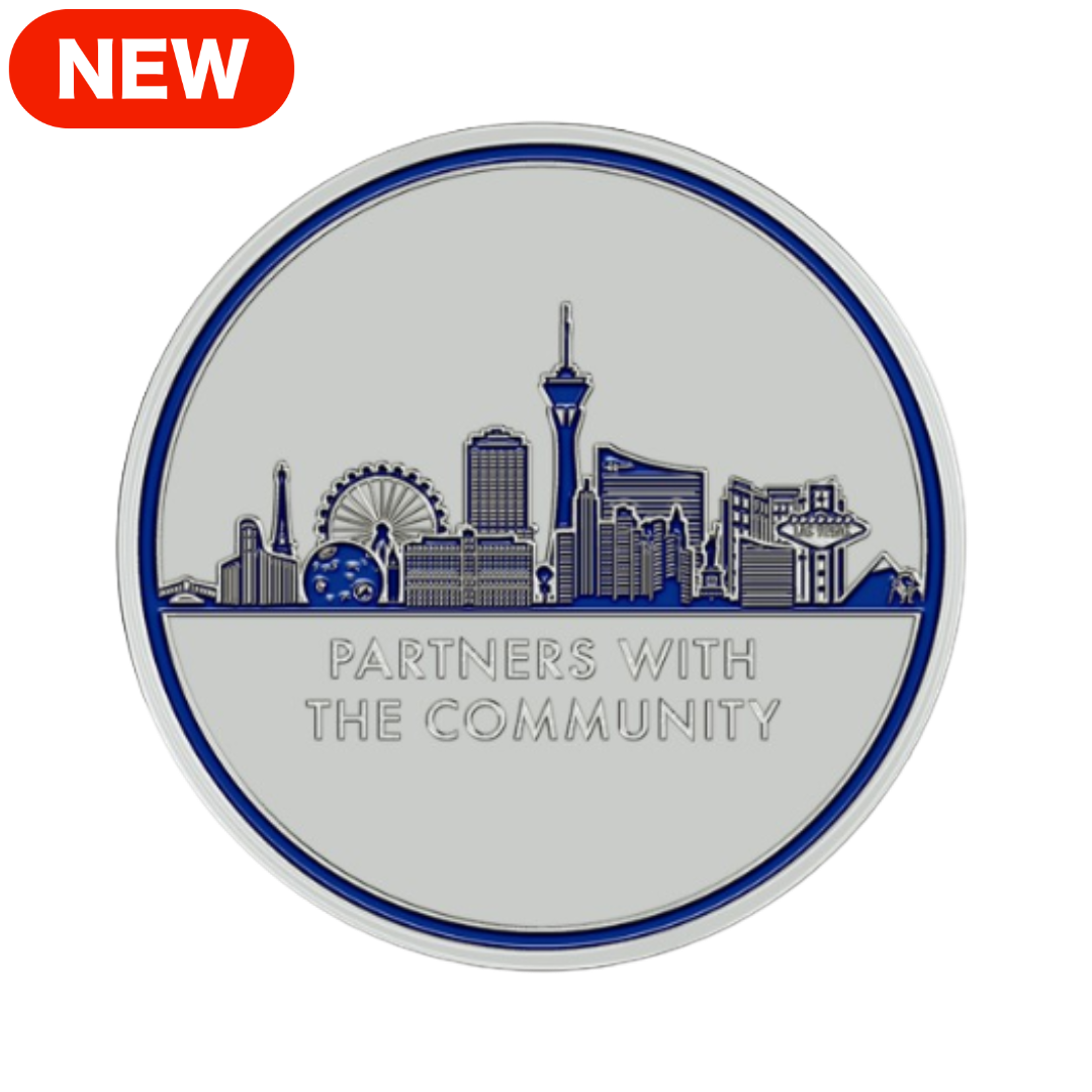 Las Vegas Strip Glow Challenge Coin - Featured Image
