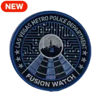LVMPD Fusion Watch Embroidered Patch - Image 1