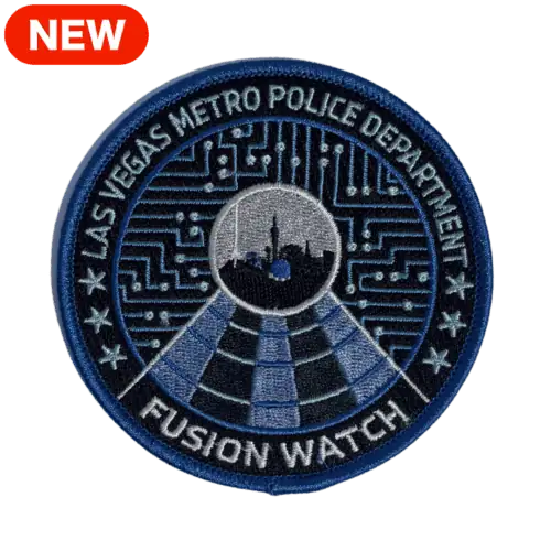 LVMPD Fusion Watch Embroidered Patch