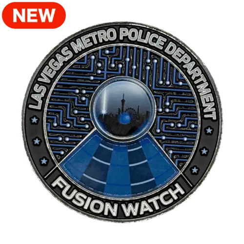 LVMPD Fusion Watch Challenge Coin